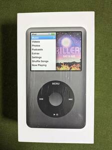 【開封済み未使用品】Apple iPod classic 160GB ブラック MC297J/A 第6.5世代 開封済み未使用品 長期保管品