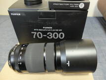 ☆富士フィルム望遠ズーム『フジノンレンズXF７０ー３００mm F４ー5.6RLM OIS WR』純正フィルター付_画像1