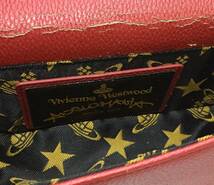 no20373 Vivienne Westwood ANGLOMANIA ヴィヴィアンウエストウッド オーブ PUレザー 斜め掛けショルダー バッグ ポシェット ☆_画像9