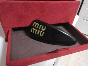 新品未使用 miu miu ミュウミュウ ヘアピン