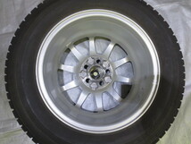 送料無料 社外アルミ 15×6.5J +40 100×5H（平座仕様） + BRIDGESTONE VRX2 195/65R15 中古 4本 スタッドレス プリウス_画像8