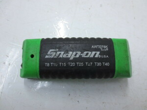 Snap-on スナップオン トルクスレンチセット AWTEF8K 中古 緑 T8/T10/T15/T20/T25/T27/T30/T40