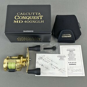 SHIMANO シマノ 23 CALCUTTA CONQUEST カルカッタ コンクエスト MD 400XG LH 右巻き◆リール ベイト ビッグベイト [B2353]