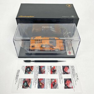 訳あり 京商 1/43 Lamborghini Countach LP400 Orange ランボルギーニ カウンタック 04101P オレンジ [F6200]