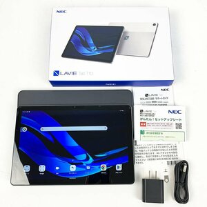 美品 NEC LAVIE Tab T10 10FHD3 タブレット PC-T1055EAS 10.1インチ 4GB ROM64GB カバー付き [U12089]