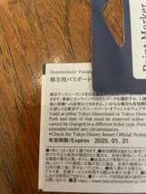 東京ディズニーランド　東京ディズニーシー　株主優待券　一枚_画像2