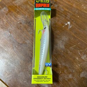 新品未開封　Rapala SALTWATER X-RAP MAGNUM DIVEBAIT XRMAG20 GGHU Glass Ghost UV BRIGHT