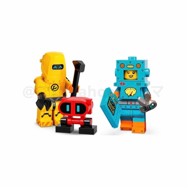 レゴ(LEGO) ミニフィギュア 2点セット　ロボットメカニック ダンボールロボット 71032 71034