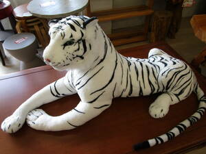  white Tiger huge soft toy extra-large soft toy tiger . Tiger large cushion big BIG huge 