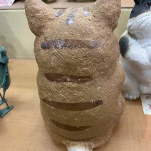信楽焼 ボス猫セット 置物 陶器 まねき猫 やきもの 焼物 縁起物 猫の置物 開店祝い ねこ 猫 ネコ キャット まねきねこ 贈り物 ギフトの画像7