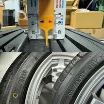 使用期間１ヶ月 タイヤホイールセット J-TECH S6 ダークシルバー 17インチ 7J+38 PCD114.3 5H 205/45R17 ナンカン NS-2 21年製造 スイスポ_画像8