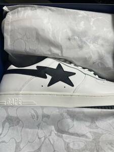 【新品 BAPE JJJJOUND 】BAPE STA US13/31.0cm White x Navy 