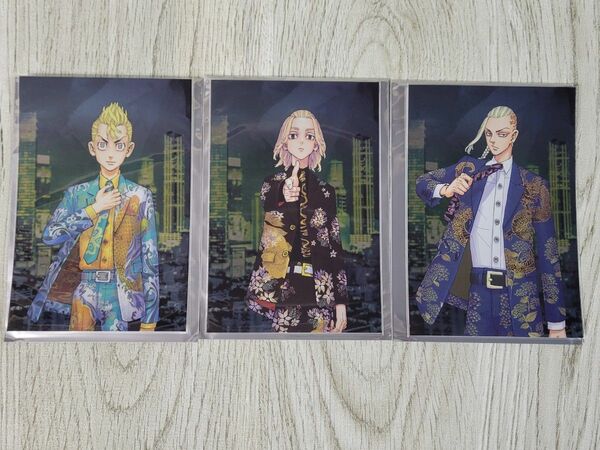 東京リベンジャーズ 原画展 メタルポストカード3枚セット