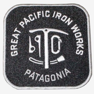 パタゴニア アイロンパッチ グレートパシフィックアイアンワークス PATAGONIA GREAT PACIFIC IRON WORKS ワッペン バッジ ネコポス 新品
