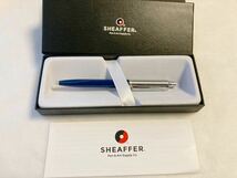 ◆ シェイファー 【SHEAFFER】 センチネル　ボールペン　プラスティックブルー　◆_画像1