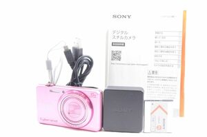 SONY デジタルカメラ Cyber-shot WX200 1890万画素 光学10倍 ピンク DSC-WX200-P #2402119A