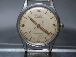 メンズ腕時計 1950年代頃 DENCO 手巻きビンテージウォッチ 中古品 現状渡し