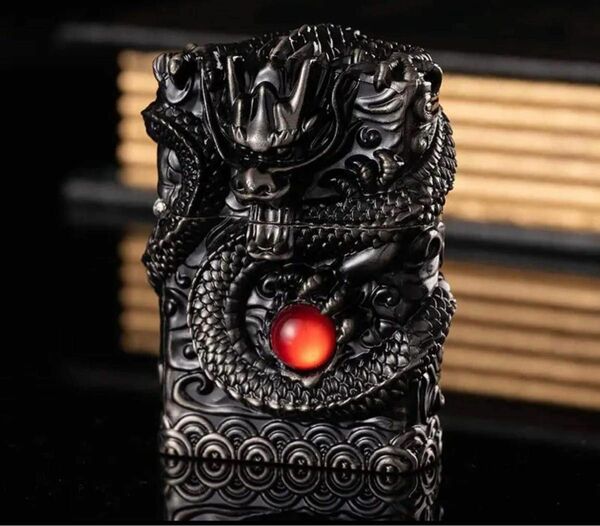 ライター オイルライター zippo ドラゴンライター　ブラック