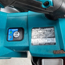 ＊＊ MAKITA マキタ 125mm 40Vmax 充電式丸ノコ バッテリ1個付属 充電器なし HS007G ブルー 傷や汚れあり_画像4