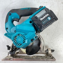 ＊＊ MAKITA マキタ 125mm 40Vmax 充電式丸ノコ バッテリ1個付属 充電器なし HS007G ブルー 傷や汚れあり_画像2