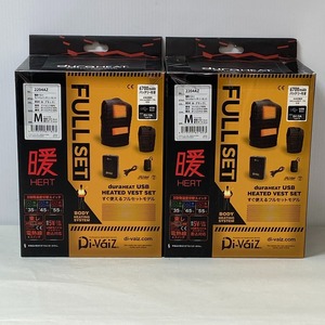 ΦΦ DIVAIZ 【未使用品】電熱ベスト　モバイルバッテリーセット　Mサイズ2個セット 2204AZ 未使用に近い