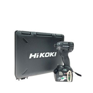 ▼▼ HiKOKI ハイコーキ 電動工具 コードレス 36V充電式 インパクトドライバ 充電器・充電池2個・ケース付 WH36DC 目立った傷や汚れなし