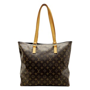 ☆☆ LOUIS VUITTON ルイヴィトン モノグラム カバ・メゾ M51151 ブラウン トートバッグ レディース ゴールド金具 やや傷や汚れあり