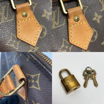 ☆☆ LOUIS VUITTON ルイヴィトン モノグラム アルマ M51130 ハンドバッグ パドロック・キー有 傷や汚れあり_画像7