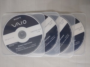 SONY VAIO JSシリーズ用 リカバリーディスク【Win7 Home】