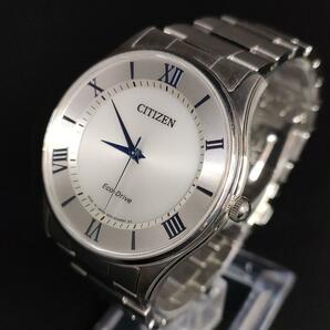 極美品【稼働品】CITIZEN　シチズン　ホワイト　ブルー　シルバー　ソーラー