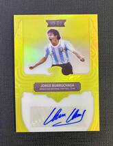 ★10枚限定 JORGE BURRUCHAGA Fansmall 2022 Argentina Moments Auto 直筆サイン GOLD 激レア_画像1