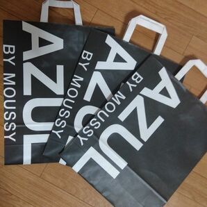 AZUL BY MOUSSY アズールバイマウジー　ショッパー　紙袋　3枚セット