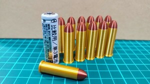 .357 Magnum 弾風 ダミーカート 12個セット【送料無料】(検) .357 S&W マグナム 9x33mmR コルト パイソン リボルバー 