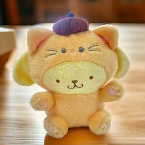 ポムポムプリン にゃんころりん ぬいぐるみ サンリオ オレンジ