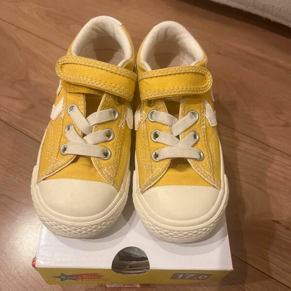 【即購入OK】★CONVERSE コンバース　キッズkids シューズ 17cm イエロー