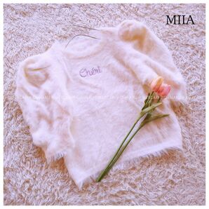 《MIIA》cheriフェザーニット