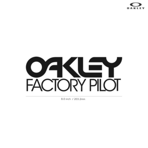 【OAKLEY】オークリー★19★ダイカットステッカー★切抜きステッカー★8.0インチ★20.3cm