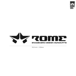 【ROME SDS】ローム★18★ダイカットステッカー★切抜きステッカー★10.0インチ★25.4cm