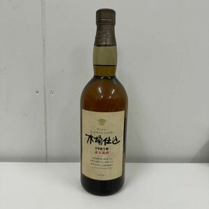 未開栓 SUNTORY サントリー ピュアモルト 木桶仕込 1981年 直火蒸溜 ウイスキー 750ml 43％ 