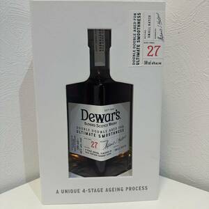 【未開栓】Dewar’s デュワーズ 27年 ダブルダブル スモールバッチ 46% 500ml 