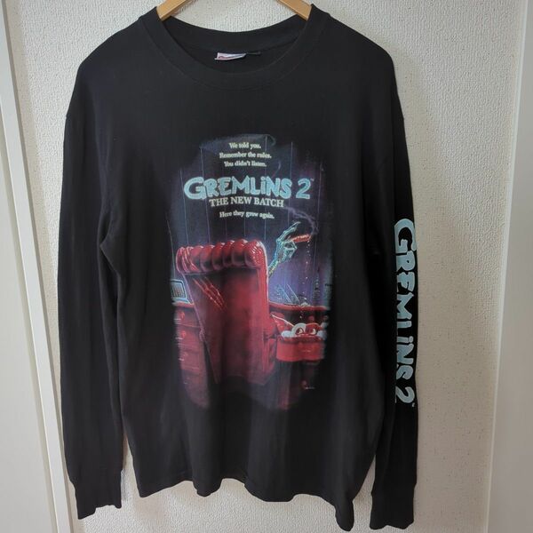 GREMLINS 2 長袖Tシャツ グレムリン2 ロンT 両面プリント　袖プリント　映画　ムービー