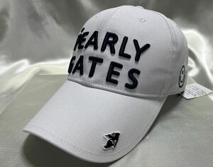 新品 正規品 パーリーゲイツ PEARLY GATES ゴルフ キャップ 帽子 ホワイト系