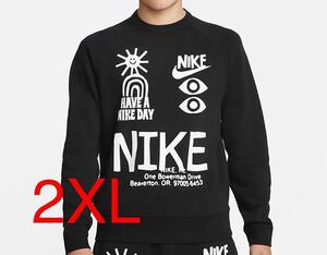 [NIKE] тренировочный HAVE A NIKE DAY чёрный 2XL новый товар стандартный товар / XXL Nike la gran футболка Parker джерси большой Logo черный 