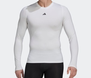 【アディダス】テックフィット インナーシャツ XL 新品 / adidas アンダーシャツ トレーニング 長袖シャツ ゴルフ サッカー 野球