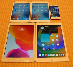 iPad第6世代/第5世代/Air/mini本体&iPhone8本体まとめて8台セット1円スタート送料無料ジャンク品