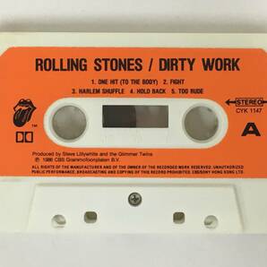 ■□T906 THE ROLLING STONES ローリング・ストーンズ DIRTY WORK ダーティ・ワーク カセットテープ□■の画像6