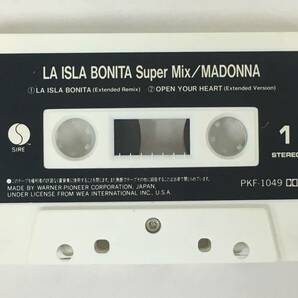 ■□T934 MADONNA マドンナ LA ISLA BONITA SUPER MIX ラ・イスラ・ボニータ スーパー・ミックス カセットテープ□■の画像6