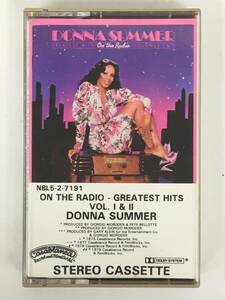 #*T916 DONNA SUMMER Donna * summer GREATEST HITS VOL.Ⅰ&Ⅱ gray test *hitsuVOL.1&2 cassette tape *#