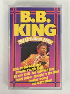 ■□T956 B.B.KING B.B.キング 20 GREATEST HITS 20 グレイテスト・ヒッツ カセットテープ□■