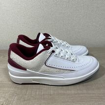 1円スタート売切り 新品未使用 ナイキ スニーカー エア ジョーダン 2 レトロ ロー NIKE AIR JORDAN 2 LOW 完売品 定価19,800円 26.5cm_画像3